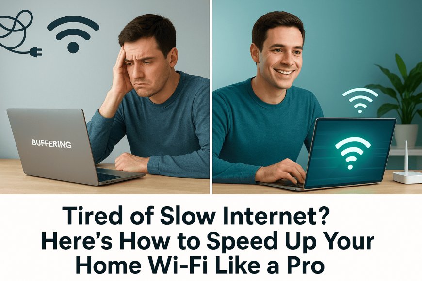 Tired of Slow Internet? Here’s How to Speed Up Your Home Wi-Fi Like a Pro