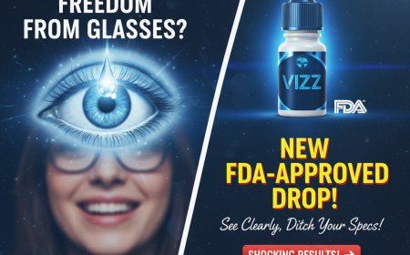 New FDA-Approved Eye Drop Promises Clear Vision Without Glasses: Meet VIZZ