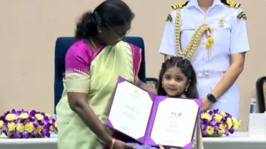 4-Year-Old Treesha Thosar Makes History at National Film Awards
