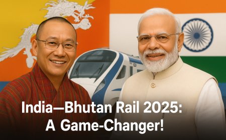 India–Bhutan 2025 Rail Projects: First Cross-Border Rail Links to Power Trade, Tourism, and Growth