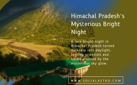 Himachal Pradesh’s Mysterious Bright Night: Scientists and Locals Baffled by Daylight Glow in the Sky
