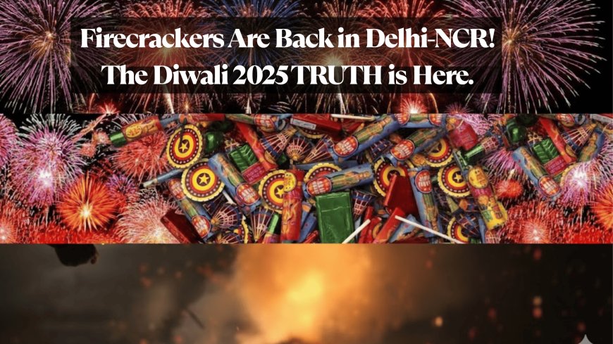 Firecrackers Are Back in Delhi-NCR for Diwali 2025 - But There’s Something You Need to Know