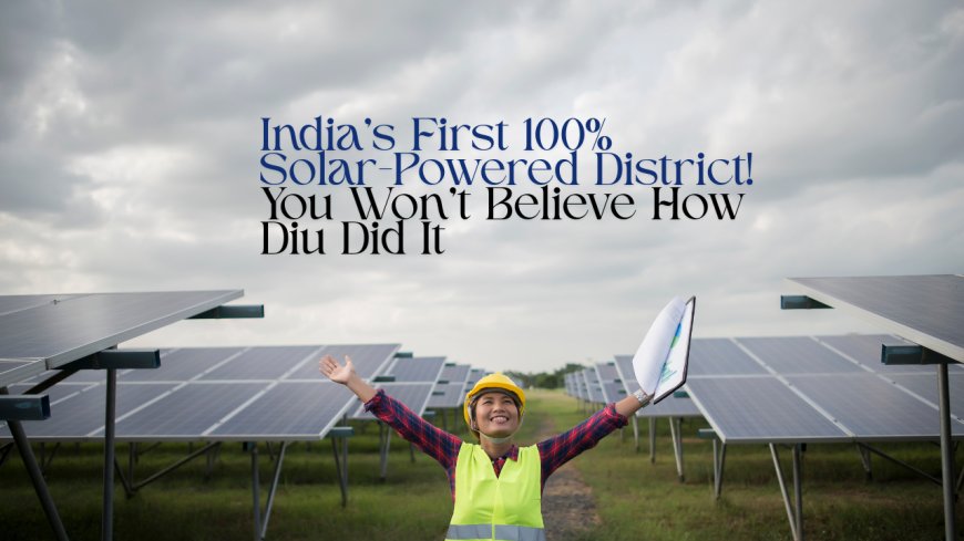 How a Tiny Island Beat the Rest of India to 100% Solar Power - The Inspiring Story of Diu