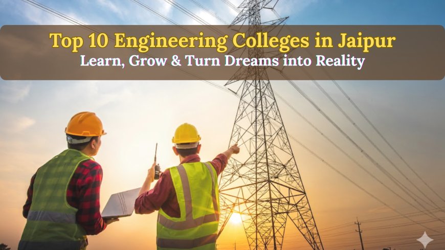 Top 10 Engineering Colleges in Jaipur 2025: Courses, Fees & Placement Details