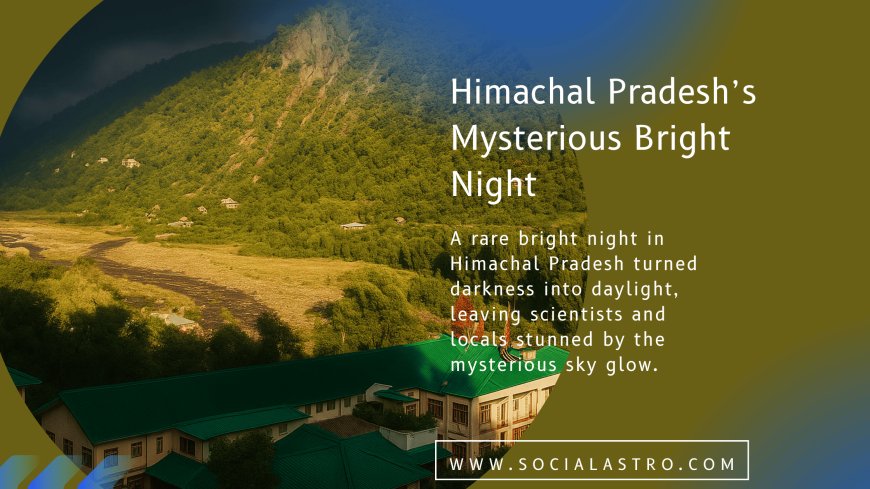 Himachal Pradesh’s Mysterious Bright Night: Scientists and Locals Baffled by Daylight Glow in the Sky