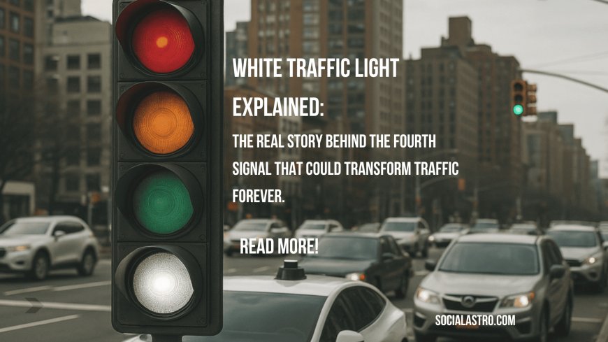 The Truth Behind the Viral White Traffic Light: How It Could Change Driving Forever