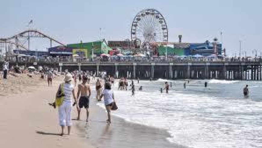 Santa Monica Pier and Beach