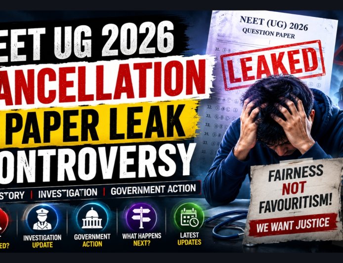 NEET UG 2026 Cancellation & Paper Leak Controversy: Full Story, Investigation, Government Action, What Happens Next & Latest Updates