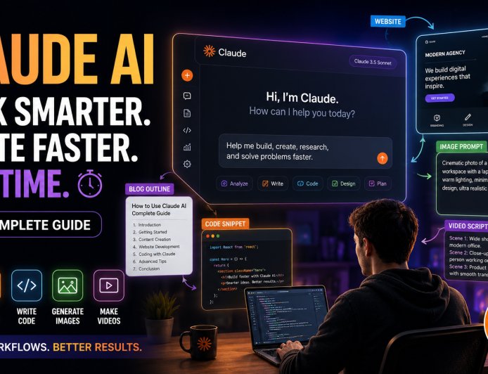 How to Use Claude AI to Work Smarter, Create Faster & Save Time | 2026 Complete Guide