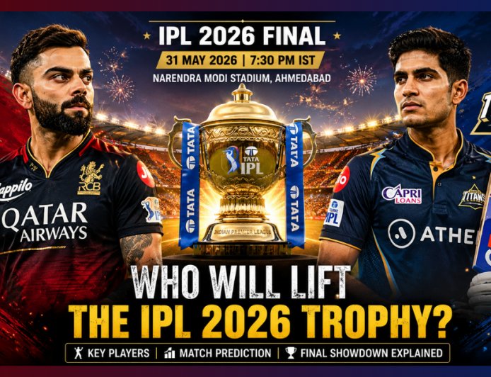 Who Will Lift the IPL 2026 Trophy? Key Players, Match Prediction & Final Showdown Explained