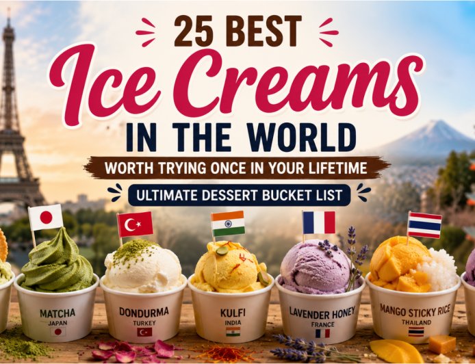 25 Best Ice Creams in the World Worth Trying Once in Your Lifetime (Ultimate Dessert Bucket List)