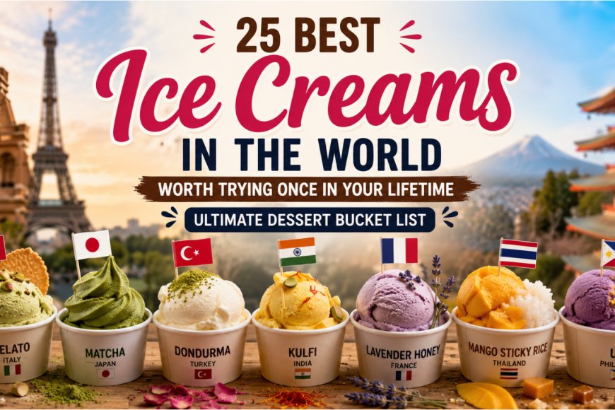 25 Best Ice Creams in the World Worth Trying Once in Your Lifetime (Ultimate Dessert Bucket List)