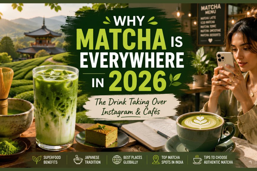 Why Everyone Is Drinking Matcha in 2026: The Green Tea Trend Taking Over Instagram, Cafés & Wellness Culture