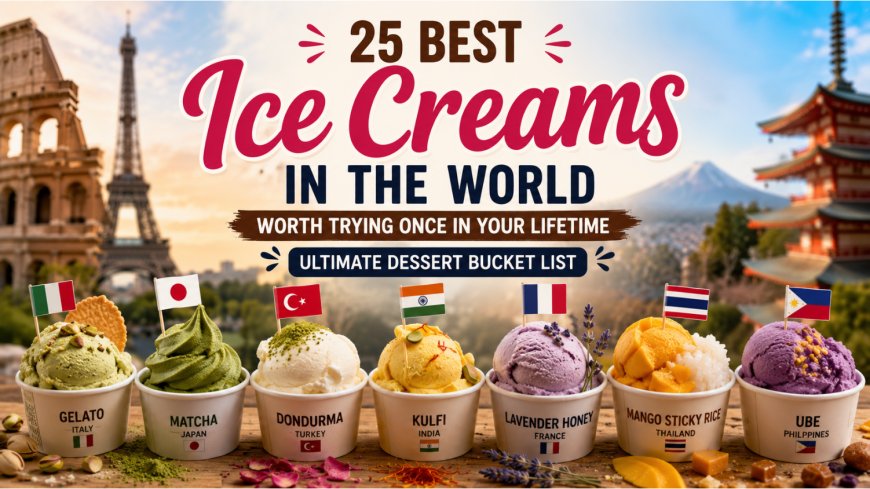 25 Best Ice Creams in the World Worth Trying Once in Your Lifetime (Ultimate Dessert Bucket List)