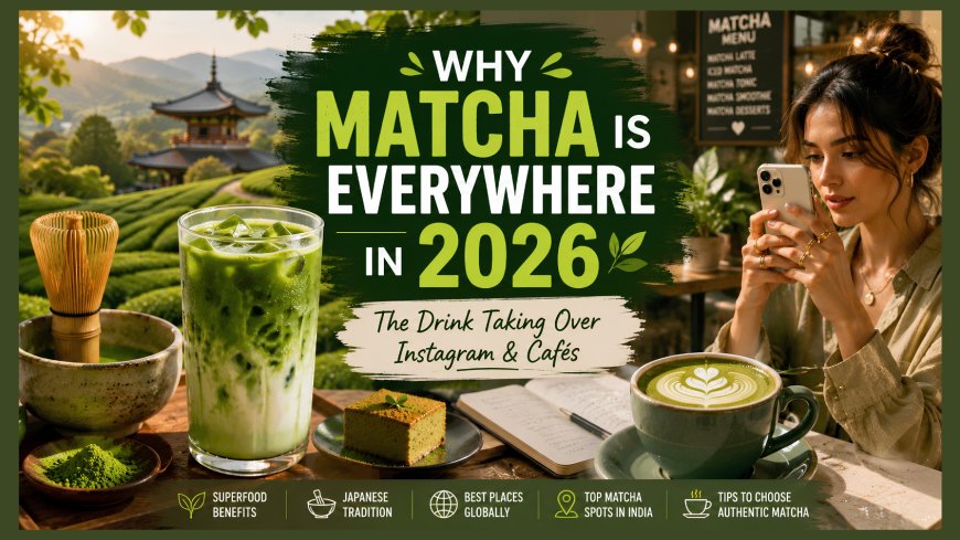 Why Everyone Is Drinking Matcha in 2026: The Green Tea Trend Taking Over Instagram, Cafés & Wellness Culture