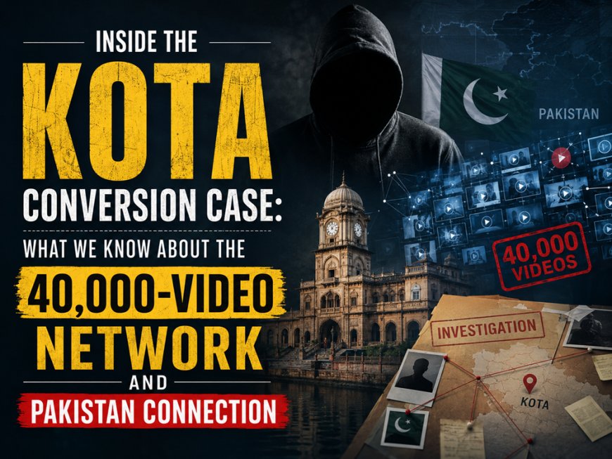 Inside the Kota Conversion Case: What We Know About the 40,000-Video Network and Pakistan Connection