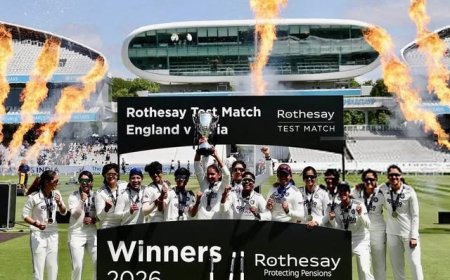 India Women's Cricket Team Scripts History with First-Ever Test Win Against England in a Record 270-Run Victory
