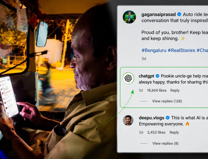 How a Bengaluru Auto Driver Used ChatGPT to Transform His Life - And Got a Special Response From OpenAI