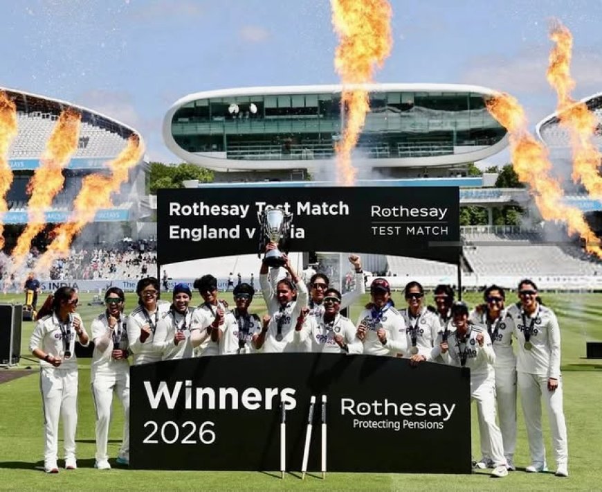 India Women's Cricket Team Scripts History with First-Ever Test Win Against England in a Record 270-Run Victory