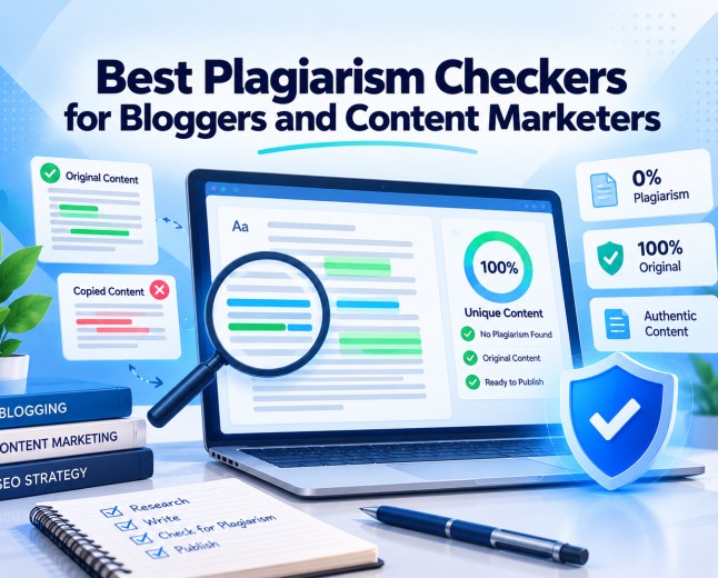 Best Plagiarism Checkers for Bloggers and Content Marketers
